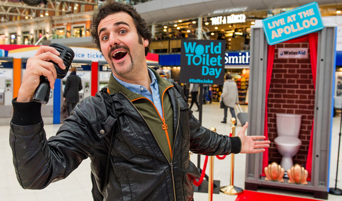 Is this sit-down comedy? | Patrick Monahan entertains commuters in the loo