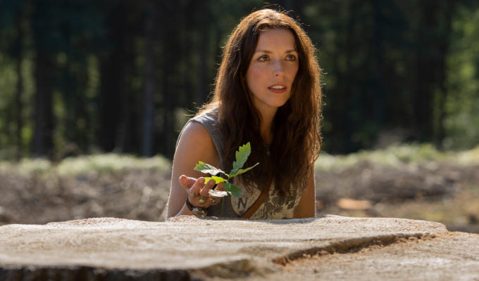 bridget in the forest