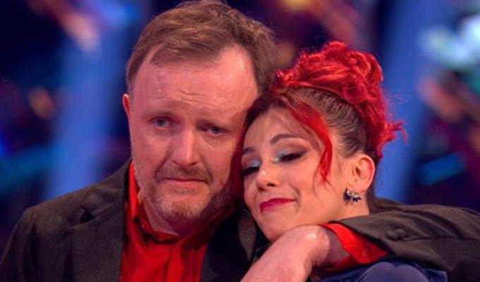 Tearful chris with Dianne