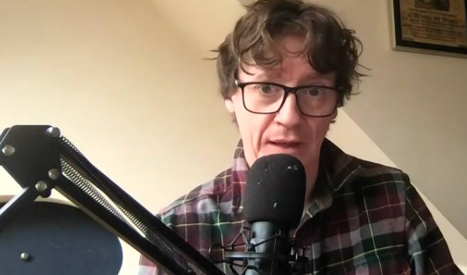 Seat-of-your-pants radio | Ed Byrne does an interview in his undies