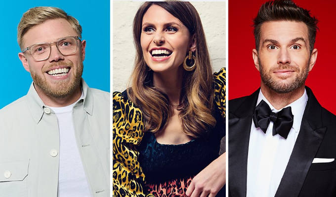 Comedians, ready? Stand-ups to take on the Gladiators | Rob Beckett, Joel Dommett and Ellie Taylor join Louise Minchin in celeb special