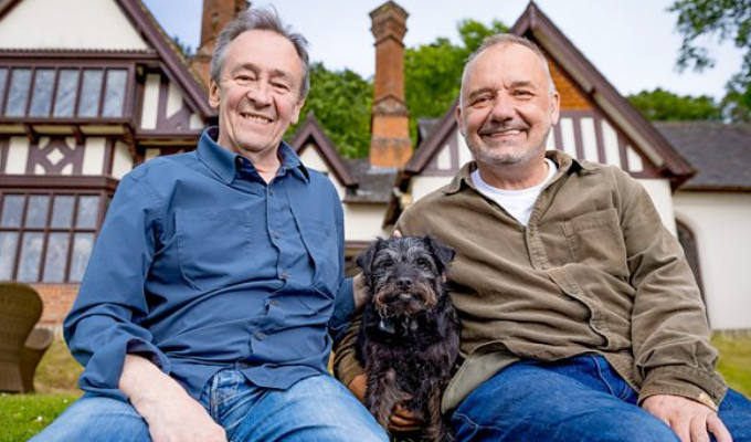 New book from Gone Fishing's dog, Ted | Bob Mortimer and Paul Whitehouse’s canine companion 'writes his ‘pawtobiography'