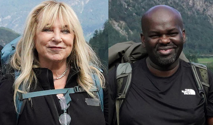 Helen Lederer and Daliso Chaponda undertake BBC's Pilgrimage | Comedians take on 300km trek through the Alps