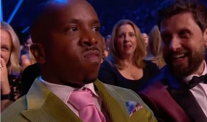 The face that speaks for a nation... | Kiell Smith-Bynoe reacts to Mrs Brown's Boys NTA win