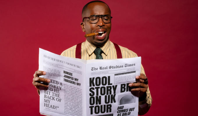 Kiell Smith-Bynoe to tour his Kool Story Bro show | Ghosts star vows to 'Make Improv Kool Again'