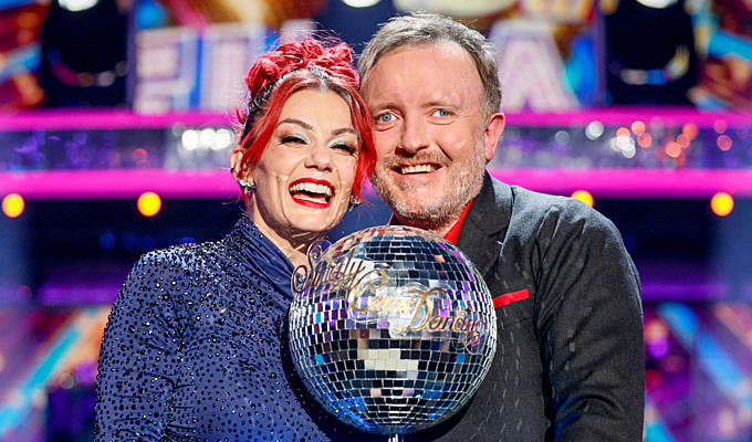 Chris and Diane with Glitterball