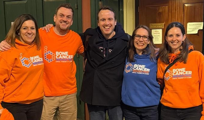 Matt Forde becomes cancer charity ambassador | Following his own treatment for bone cancer