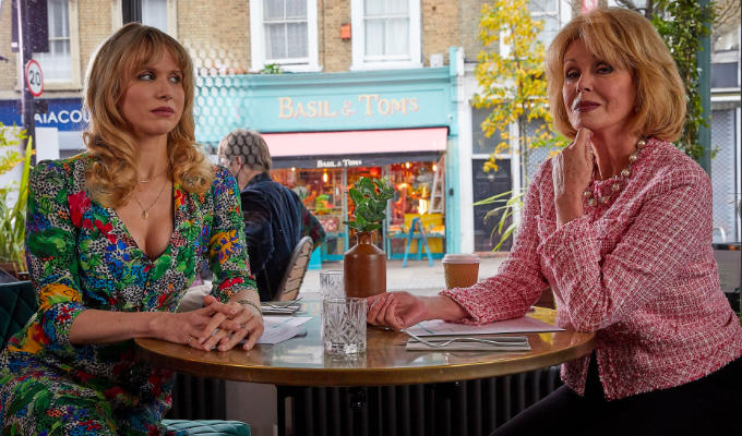 Joanna Lumley with Lucy Punch in Motherland