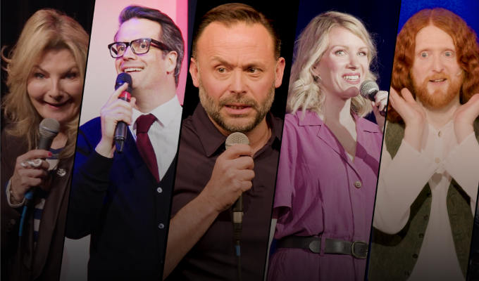 5 new stand-up specials come to ITVX | The week's best comedy on TV, radio and streaming