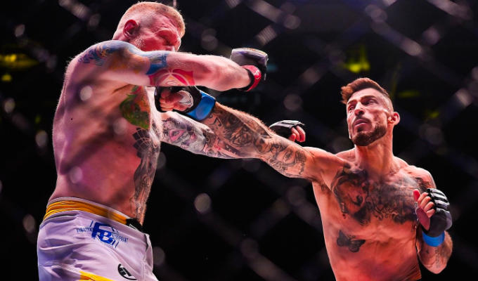 Paul Smith loses in his MMA debut | Comedian defeated by reality TV star Jake Quickenden