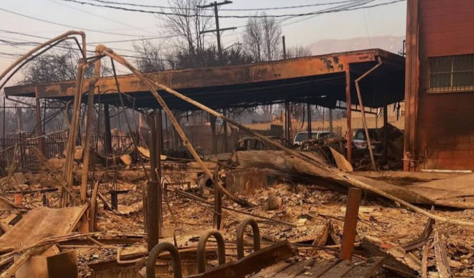 Much-loved comedy venue destroyed in LA wildfires | Theatre was dubbed 'the unofficial home of LA's burgeoning clown scene'