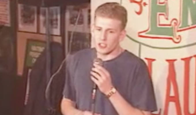 Just released, footage from the 1992 opening of Belfast's first comedy club | A 21-year-old Patrick Kielty launches The Empire Laughs Back