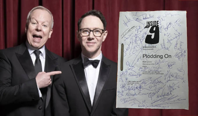 Steve Pemberton sells Plodding On script | Signed by LOADS of Inside No 9 guest stars