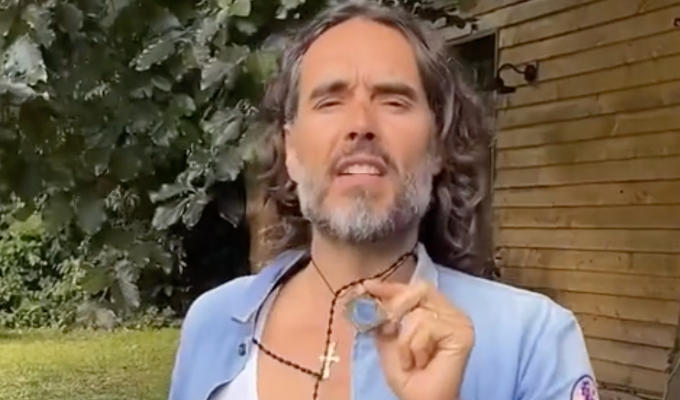 Now Russell Brand's selling 'magical amulets' | ...and one comedy writer had the perfect response