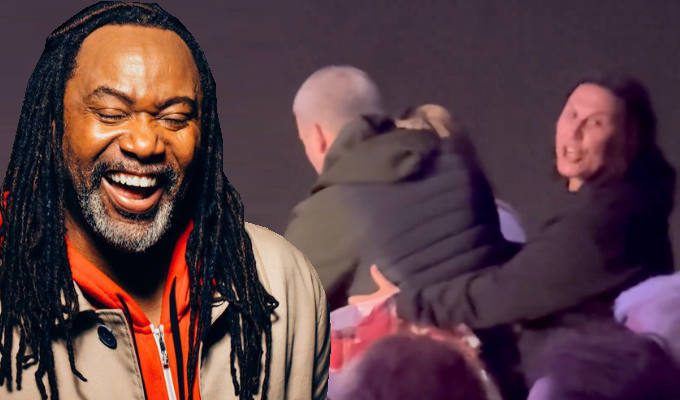 Reginald D Hunter tried to quell 'antisemitic' crowd | New footage shows comic urging calm at controversial Edinburgh Fringe gig