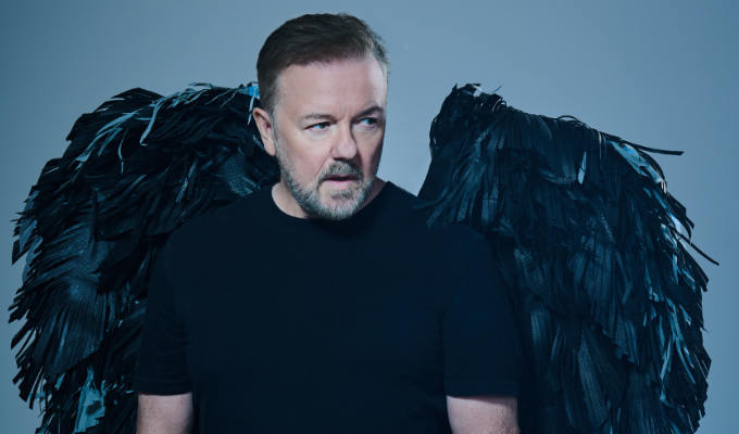 Ricky Gervais announces first dates in Mortality tour | Show will also become a Netflix stand-up special