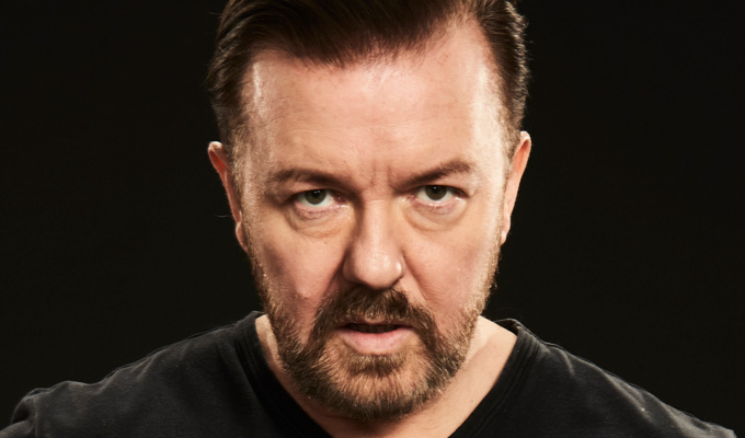 Ricky Gervais's Humanity named UK's top stand-up special | New research based on web searches