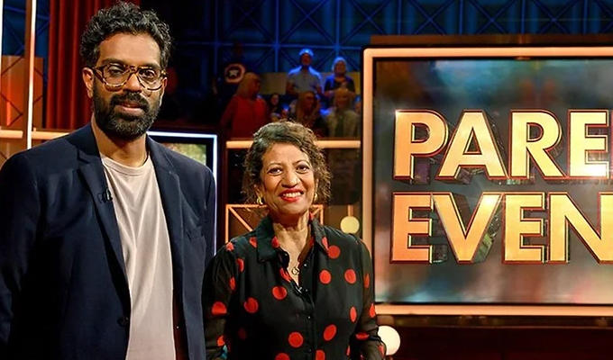 Second series for Romesh Ranganathan's Parents Evening | Game show he presents with his mum Shanthi