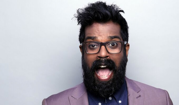 Romesh Ranganathan pilots new Sky gameshow | ...in which celebs predict the events of 2018