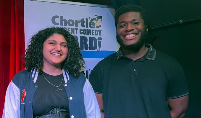 Chortle Student Comedy Award: Meet the winners of the London semis | Anoushay Okhai and Kwesi Sekyi make it through