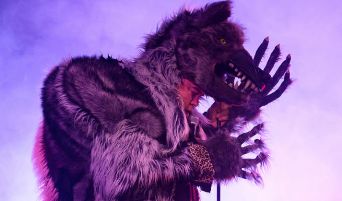 Howling with laughter | First look at Stewart Lee's Man-Wulf costume