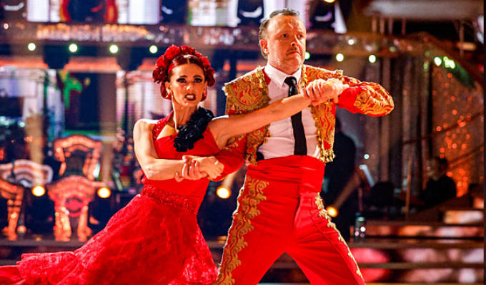 Chris McCasusland's samba 'wonderful' BUT... | Comic does only OK as Strictly competition heats up