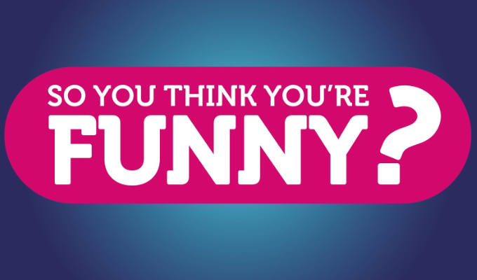 So You Think You’re Funny? 2025 open for entires | Gilded Balloon's new act hunt returns