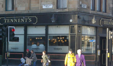 Glasgow Tennents Bar 