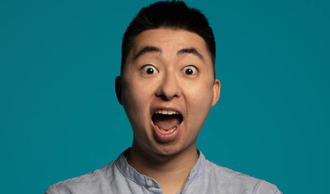 Vinny Shiu becomes the latest Chortle Hotshot | Comic wins a bursary to help make his Edinburgh Fringe debut