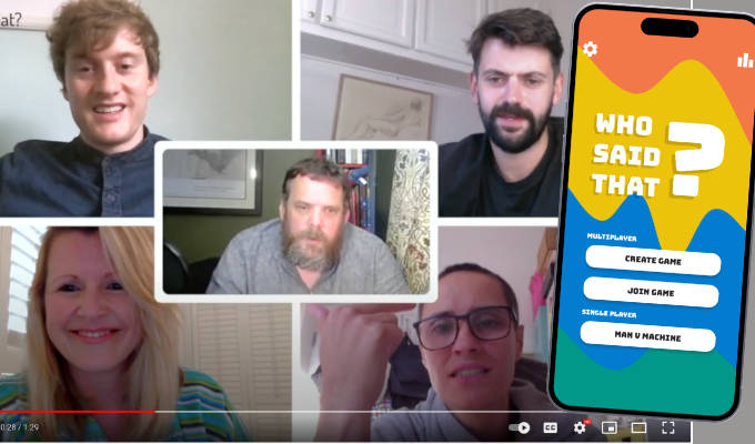 Mark Olver's lockdown panel show becomes an app | Now fans – and an AI bot – can play Who Said That? 