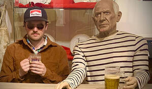 Cobin Millage: Fifteen Pints With a Wax Figure of Renowned Painter Pablo Picasso